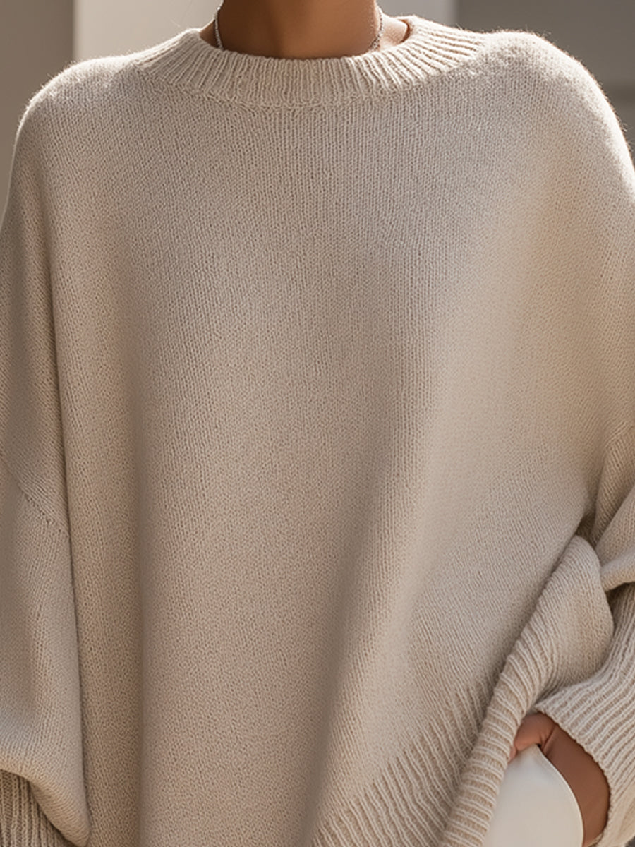 Wanwen - wyrafinowany sweter z domieszką wełny