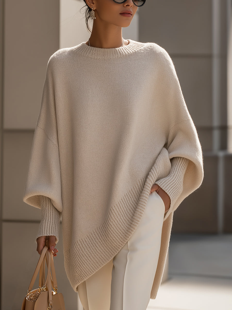 Wanwen - wyrafinowany sweter z domieszką wełny