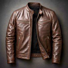 Leo - vintage leather jacket