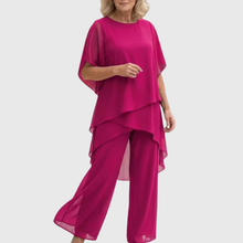 Linda – Elegancki komplet z warstwową bluzką