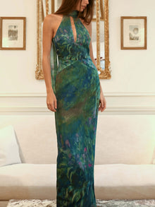 Isolyn - monet maxi dress – irises