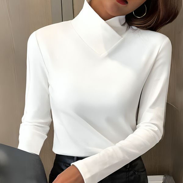 Isabelle - dopasowany golf z miękkiego materiału