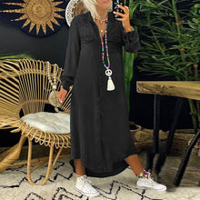 Leah - denim shirt dress