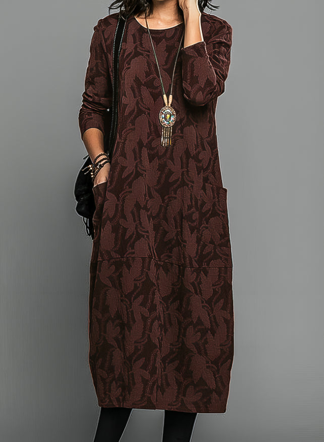 Dina - Elegancka sukienka zimowa