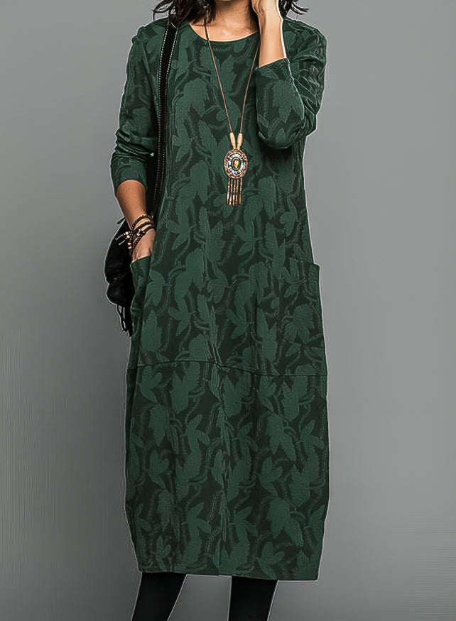 Dina - Elegancka sukienka zimowa