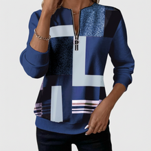 Maya – bluza casualowa z krótkim zamkiem
