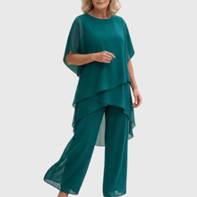 Linda – Elegancki komplet z warstwową bluzką