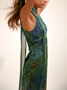 Isolyn - monet maxi dress – irises