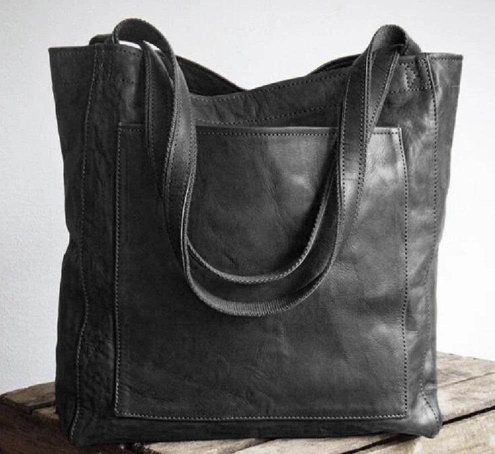 Tesalia – klasyczna skórzana torba typu tote