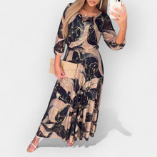 Lindiwe – elegancka sukienka z rękawem 3/4