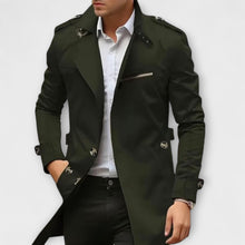 Ręcznie Wykonany Płaszcz Typu Trench Milan Elegancja dla Nowoczesnego Mężczyzny
