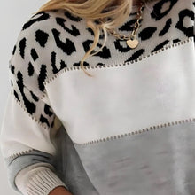 Maison Valmont - elegancki sweter w cętki lamparta