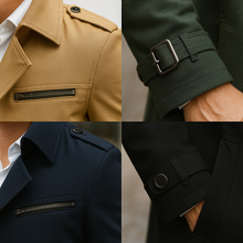 Ręcznie Wykonany Płaszcz Typu Trench Milan Elegancja dla Nowoczesnego Mężczyzny