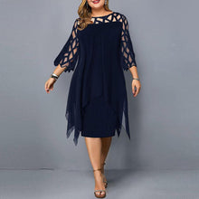 Elegancka sukienka plus size o długości midi