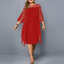 Elegancka sukienka plus size o długości midi