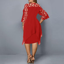 Elegancka sukienka plus size o długości midi
