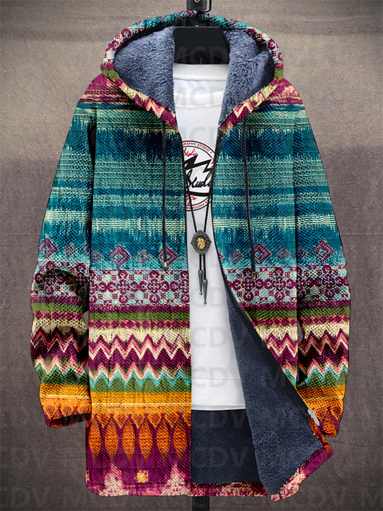 Jedda - luxurious cardigan with artistic inspiration + zip fastening