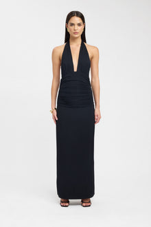 Lerato – Elegancka sukienka maxi z dekoltem typu halter