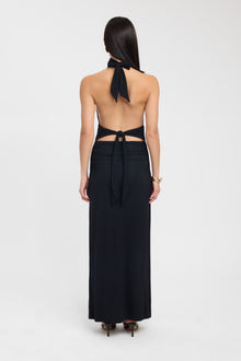 Lerato – Elegancka sukienka maxi z dekoltem typu halter