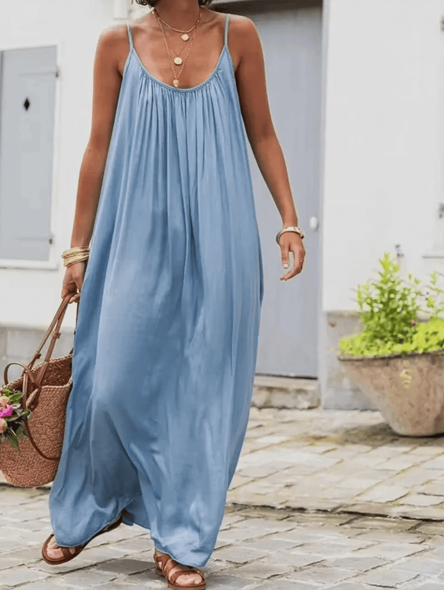 Lekka letnia sukienka maxi