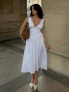 Midi corset sundress