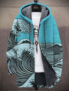 Nálha | Luxurious scarf with artistic inspiration + zip fastening