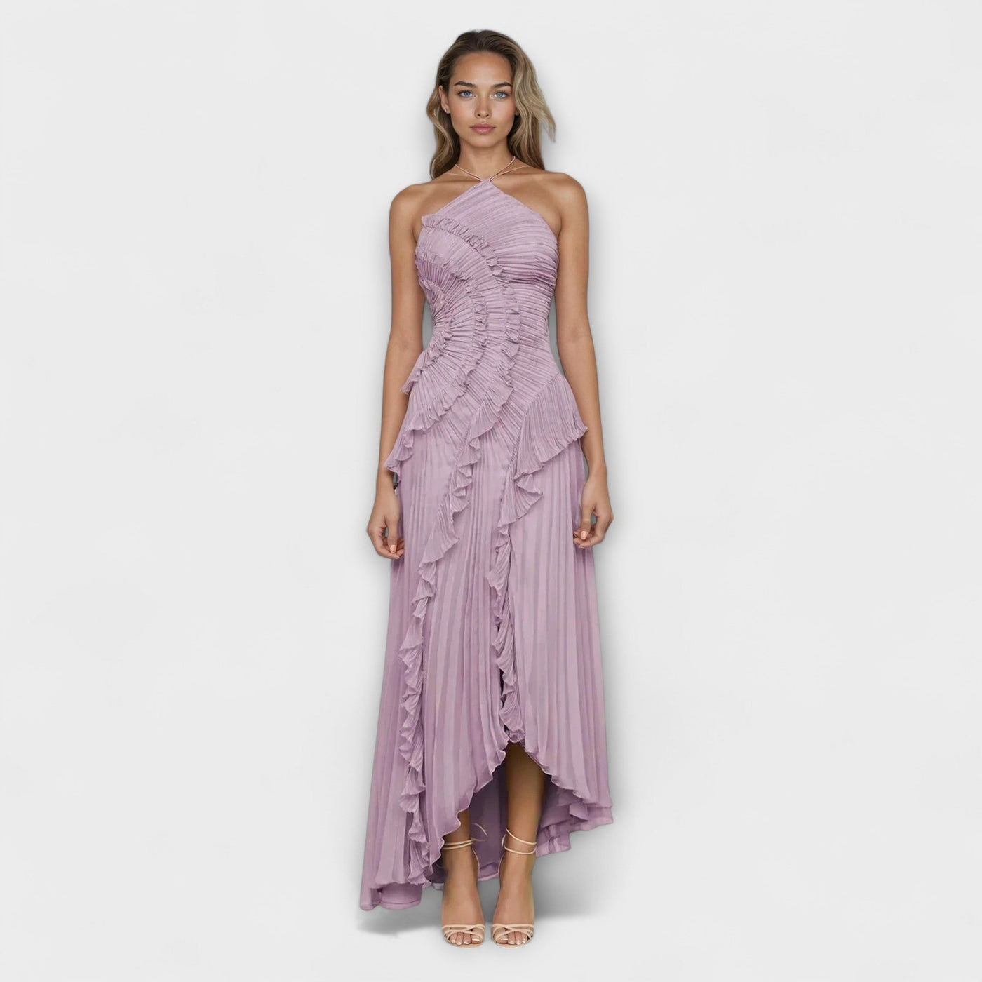 Khanya – elegancka sukienka maxi bez rękawów
