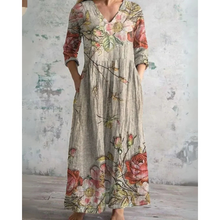 Elowen - vintage floral maxi dress