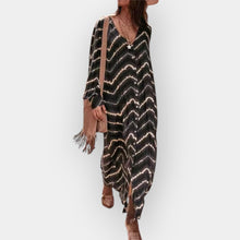 Tereza – Sukienka Boho o Luźnym Kroju