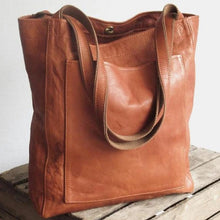 Tesalia – klasyczna skórzana torba typu tote