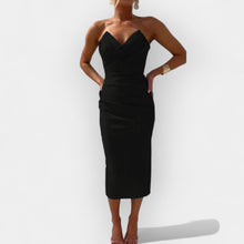 Fitted midi dress