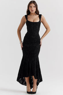 Lise | Elegancka sukienka z paskiem w talii