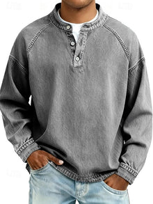 Kaelen - klasyczna koszulka Henley