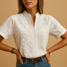 Élise - Stylish white blouse