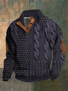 Georges™ – Bluza z Nadrukiem w Stylu Vintage