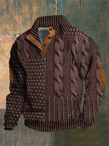 Georges™ – Bluza z Nadrukiem w Stylu Vintage