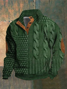 Georges™ – Bluza z Nadrukiem w Stylu Vintage