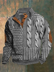 Georges™ – Bluza z Nadrukiem w Stylu Vintage