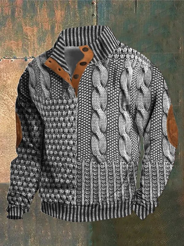 Georges™ – Bluza z Nadrukiem w Stylu Vintage