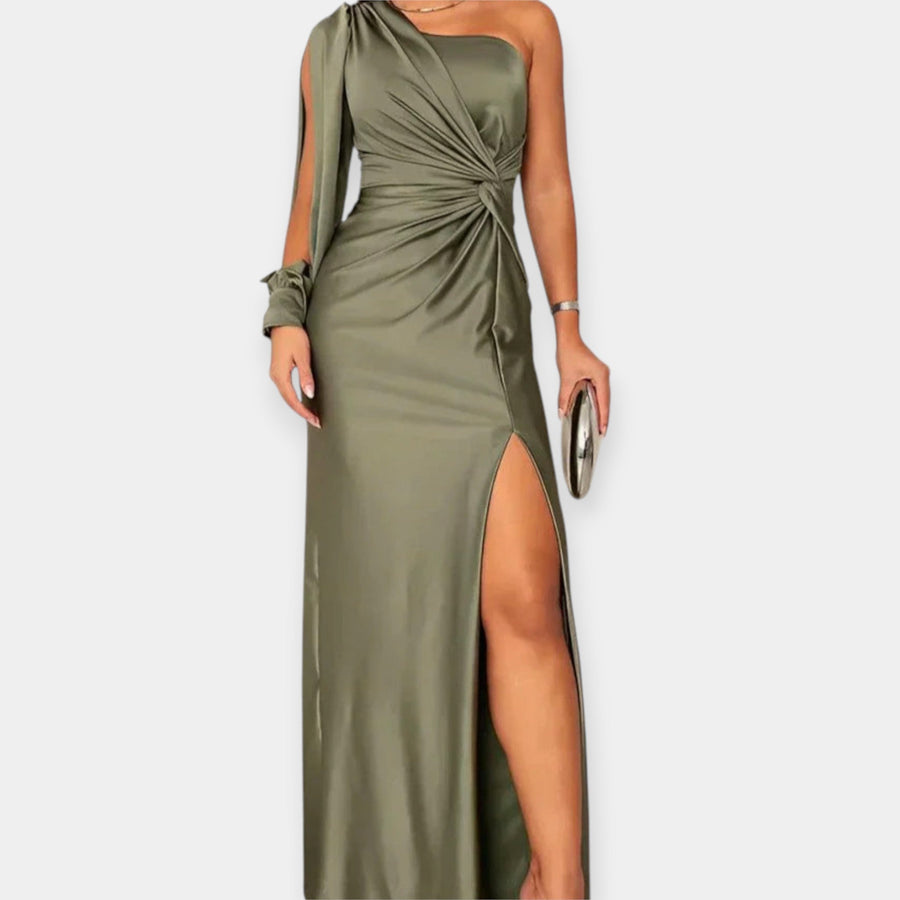 Kristína – Elegancka Asymetryczna Sukienka