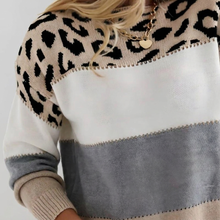 Pascaline - Sweter z nadrukiem w cętki leoparda