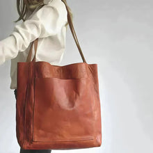Tesalia – klasyczna skórzana torba typu tote
