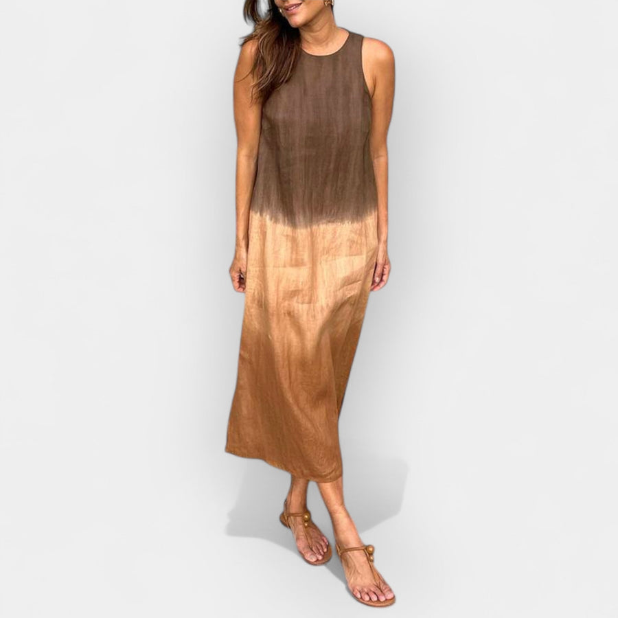 Laura – Stylowa sukienka z nadrukiem