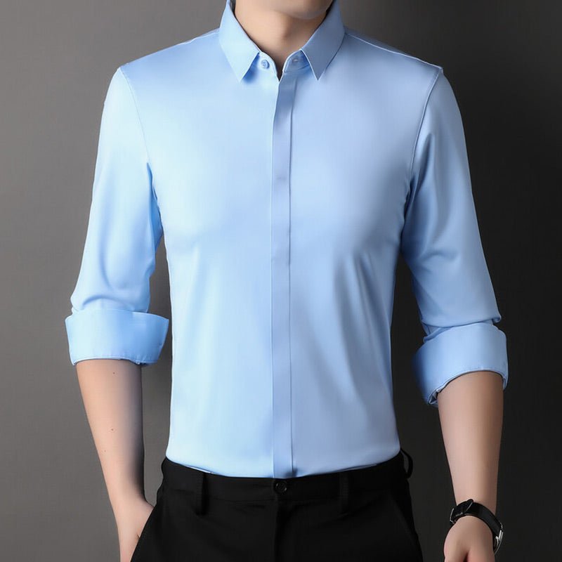 Mitchel - Wrinkle-resistant stretch shirt for men