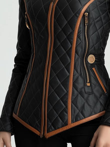 Lillian - diamond-quilted padded jacket