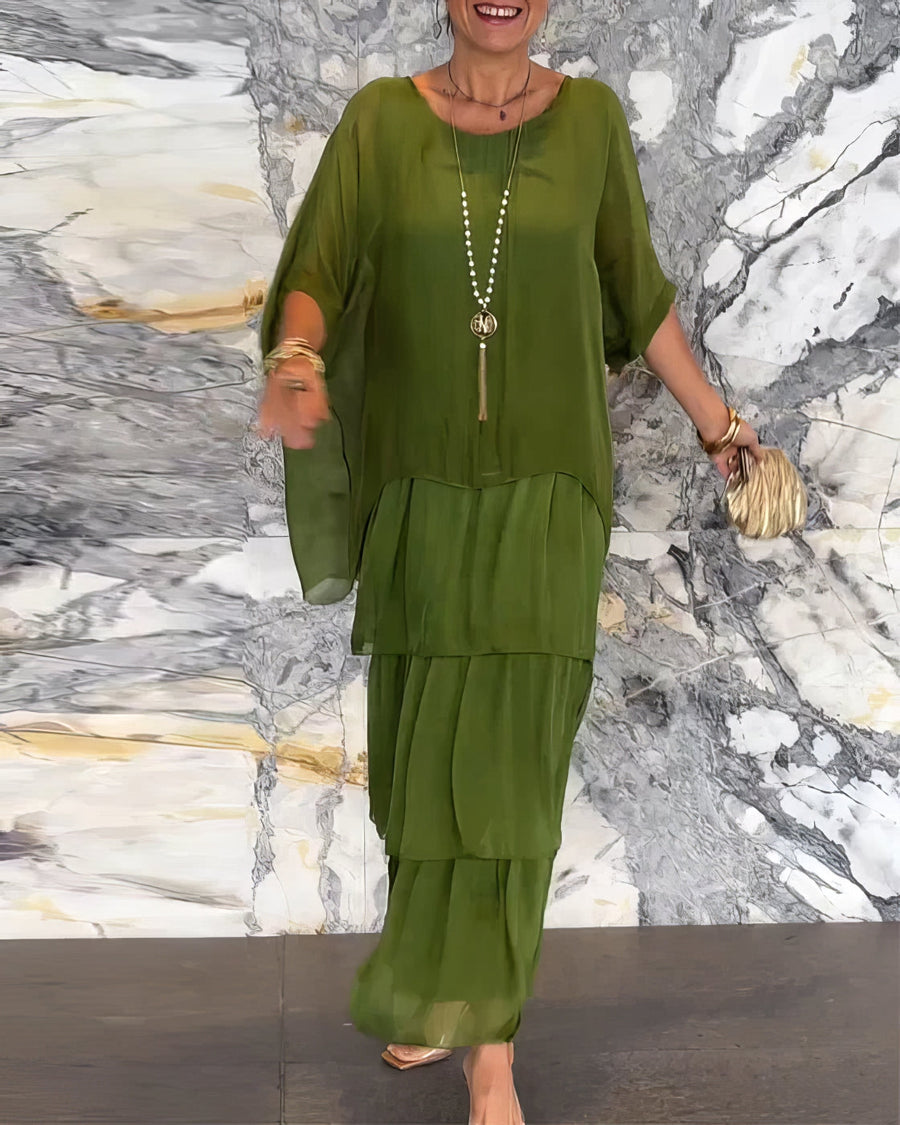 Caroline – elegancka sukienka maxi idealna na każdą okazję