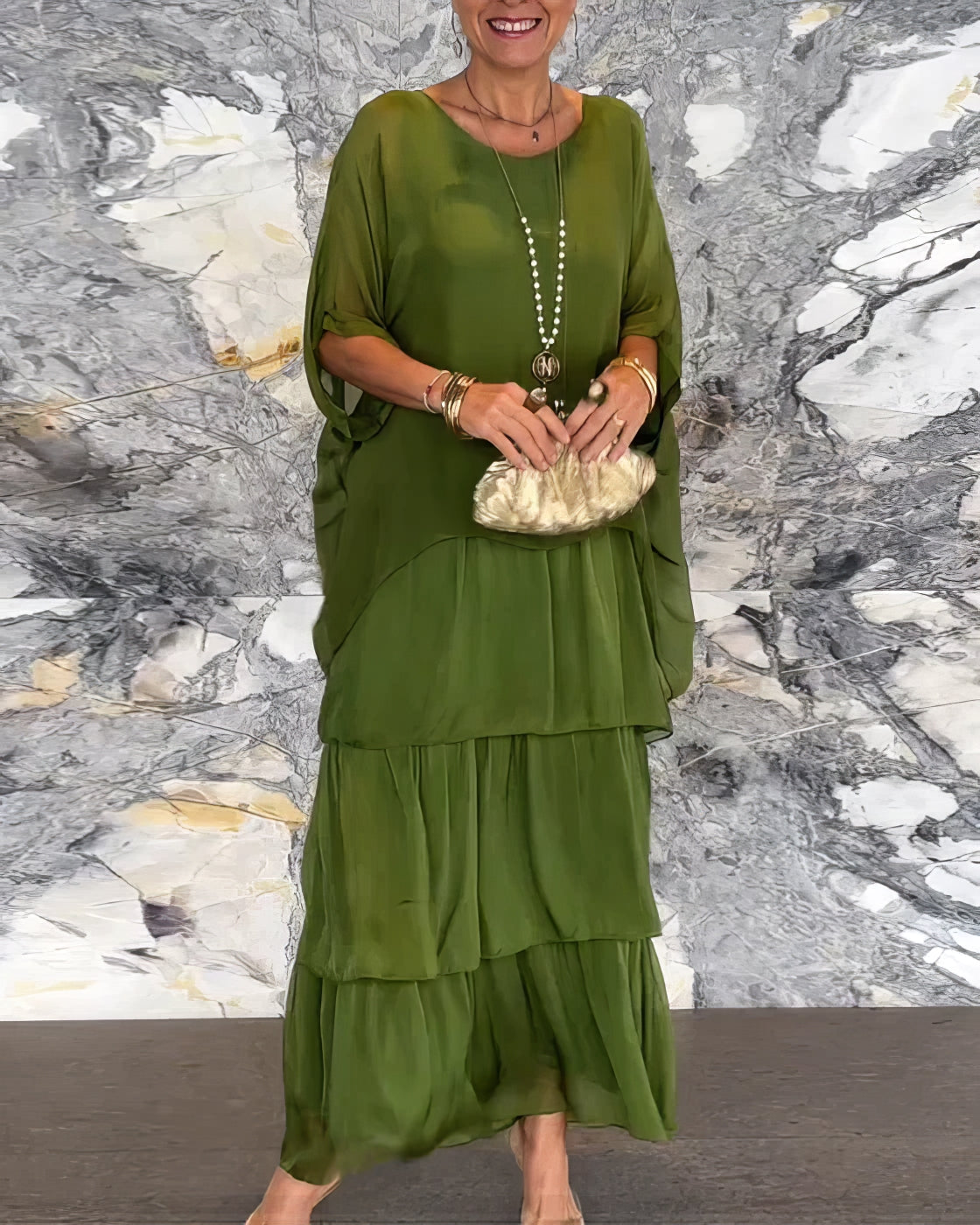Caroline – elegancka sukienka maxi idealna na każdą okazję